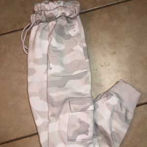 VS White Camo cargo pants